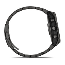 fēnix® 7X – Sapphire Solar Edition (Titane avec revêtement Carbon Gray DLC et bracelet titane Gray DLC)