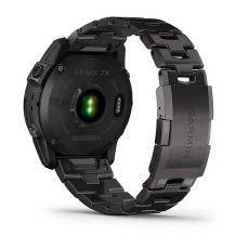 fēnix® 7X – Sapphire Solar Edition (Titane avec revêtement Carbon Gray DLC et bracelet titane Gray DLC)
